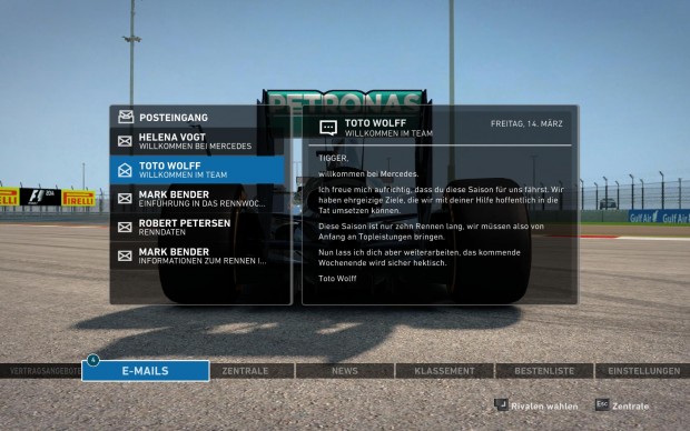 F1 2014 (Screenshot: Golem.de)
